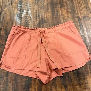 LOFT High Waist Salmon Shorts